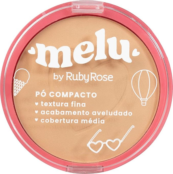 Pó Facial Compacto Melu RR8532 MC50 RubyRose