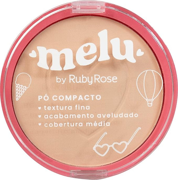 Pó Facial Compacto Melu RR8531 C10 RubyRose