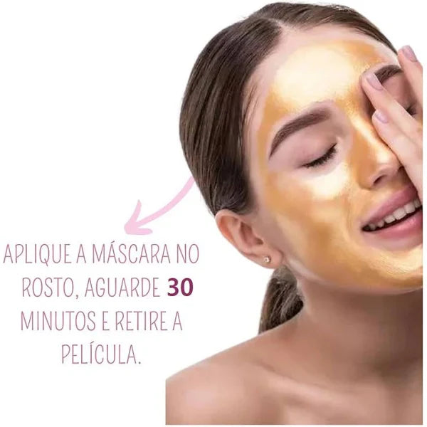 Máscara Facial Peel Off Colágeno E Vitamina C - Max Love