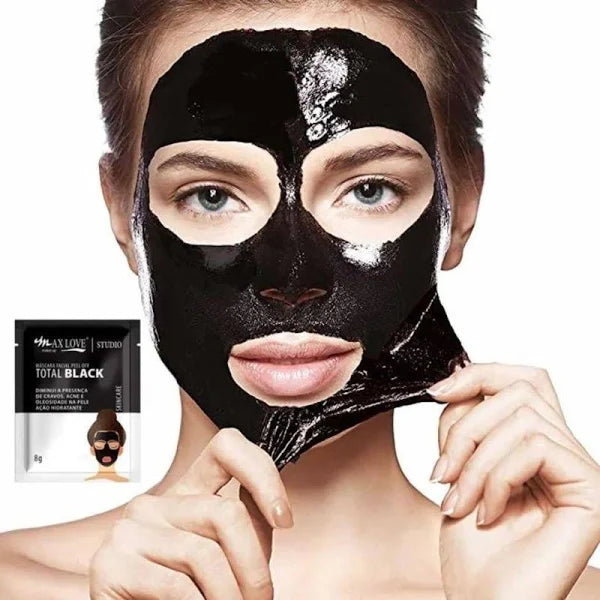 Max Love Máscara Facial Peel Off Total Black 8g