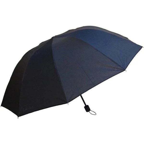 Guarda Chuva Dobrável Grande Cabo Reforçado Preto C/case - L&q